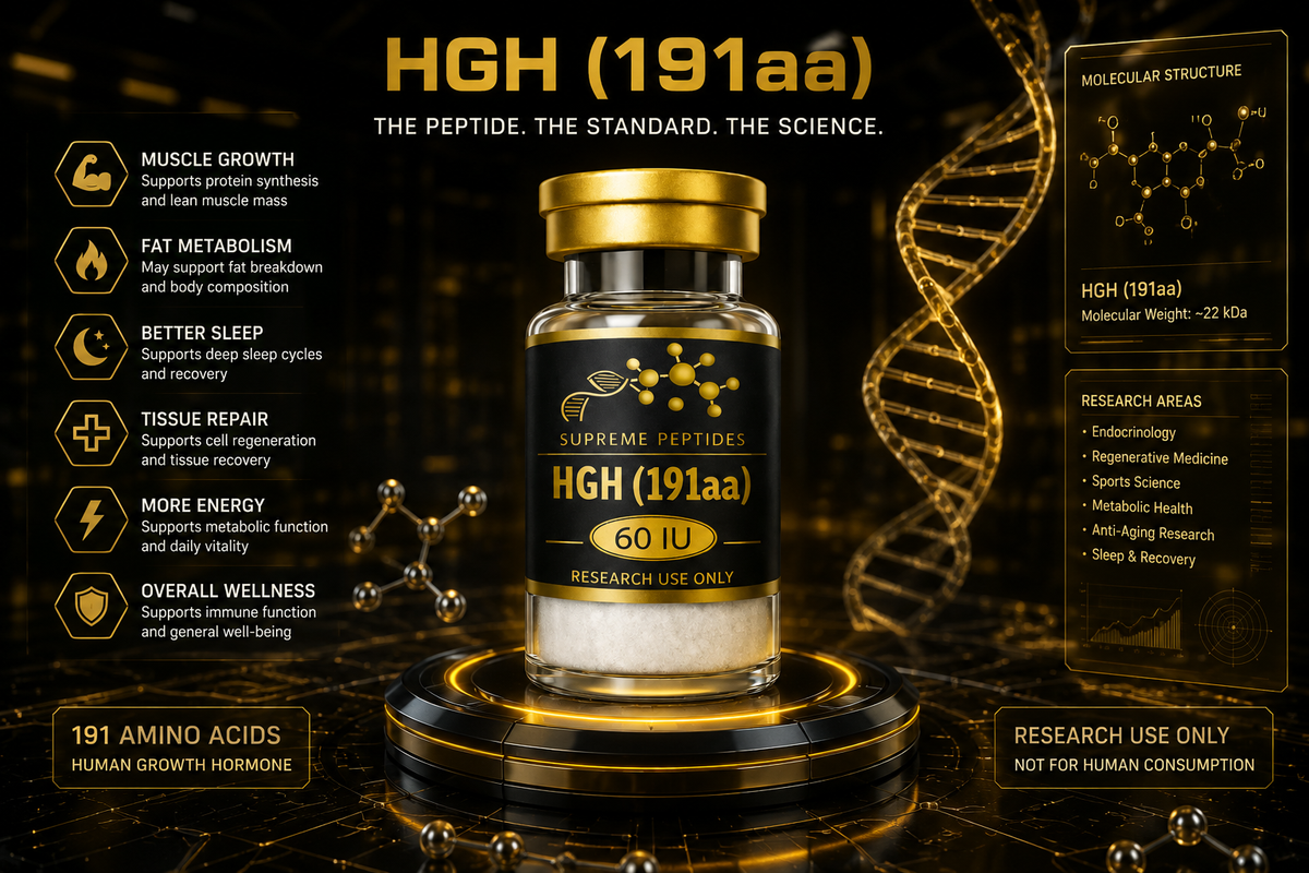 HGH (191aa) - единственият пептид за всичко